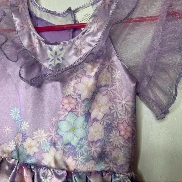 Encanto Isabella Dress Floral Pink & Purple Size  4-6X - Picture 4 of 15